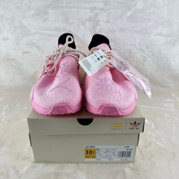 Adidas Pharrell Williams Hu NMD Knit Sneakers Men\'s Size 10.5 Pink GY0088 main image 7